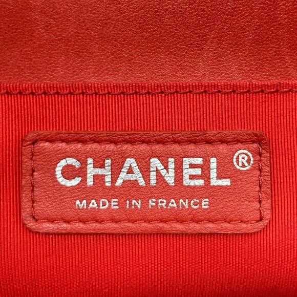 Chanel Original Boy Patent Leather Red - Picture 6 of 10